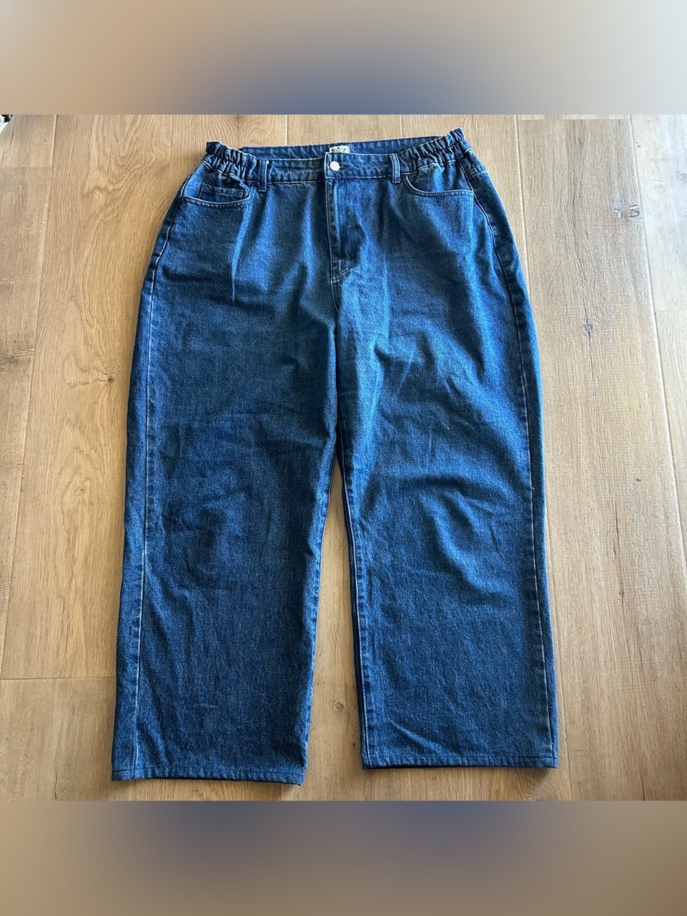 Shiny By Nature High Waist Wide Leg Jeans